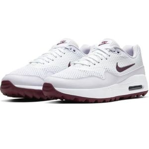 Nike Air Max 1 ‘White Barely Grape’ Golf Shoe NWOB